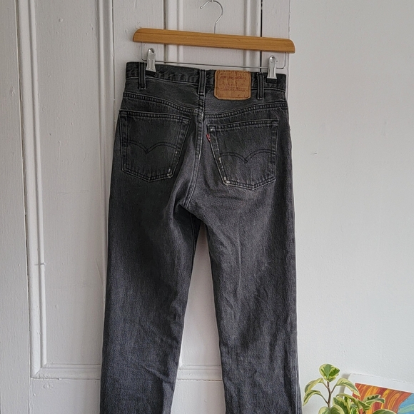 Vintage Black 501 Levi's Jeans - Picture 2 of 8